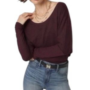 WHBM Long Sleeve Ribbed Tunic size L. NWT